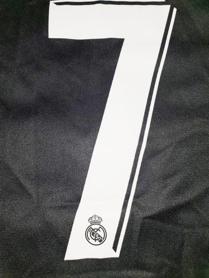 Cristiano Ronaldo Real Madrid 2017 2018 Black Jersey Shirt Maglia L SKU# BR3543 foreversoccerjerseys