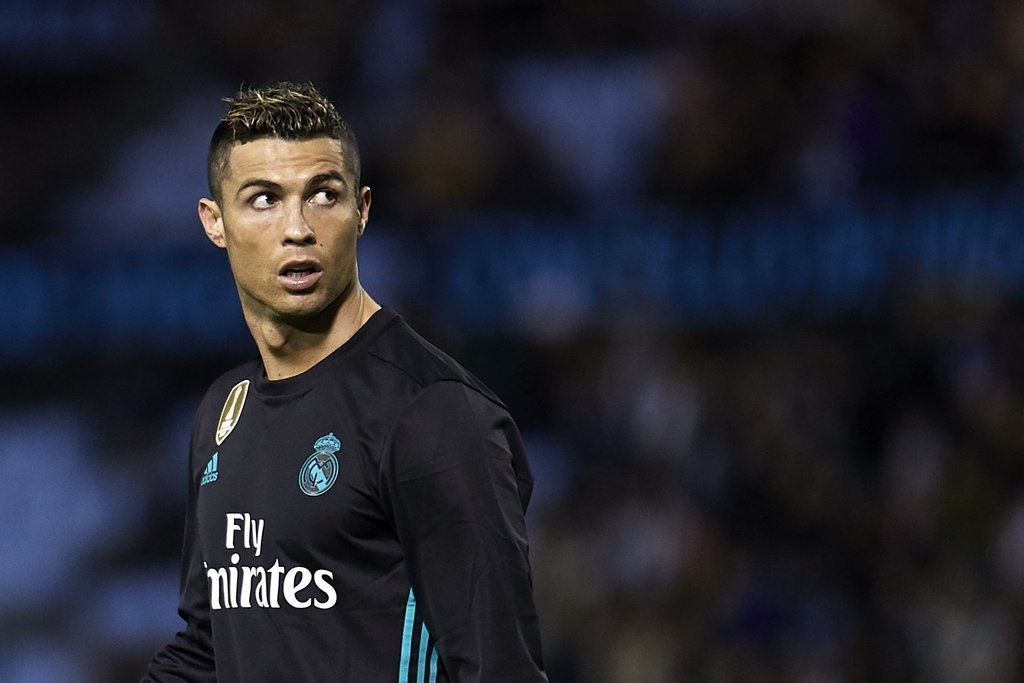 Cristiano Ronaldo Real Madrid 2017 2018 Black Jersey Shirt Maglia L SKU# BR3543 foreversoccerjerseys