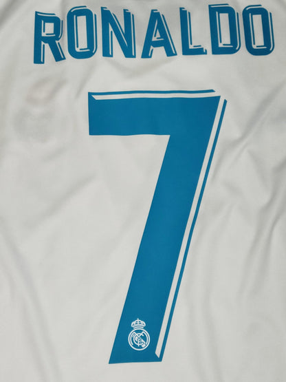 Cristiano Ronaldo Real Madrid 2017 2018 LAST GAME UEFA FINAL Long Sleeve Soccer Jersey Shirt XL SKU# B31106 Adidas
