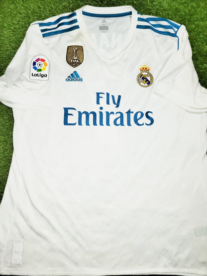 Cristiano Ronaldo Real Madrid 2017 2018 Soccer Jersey Shirt XL SKU# B31109 Adidas