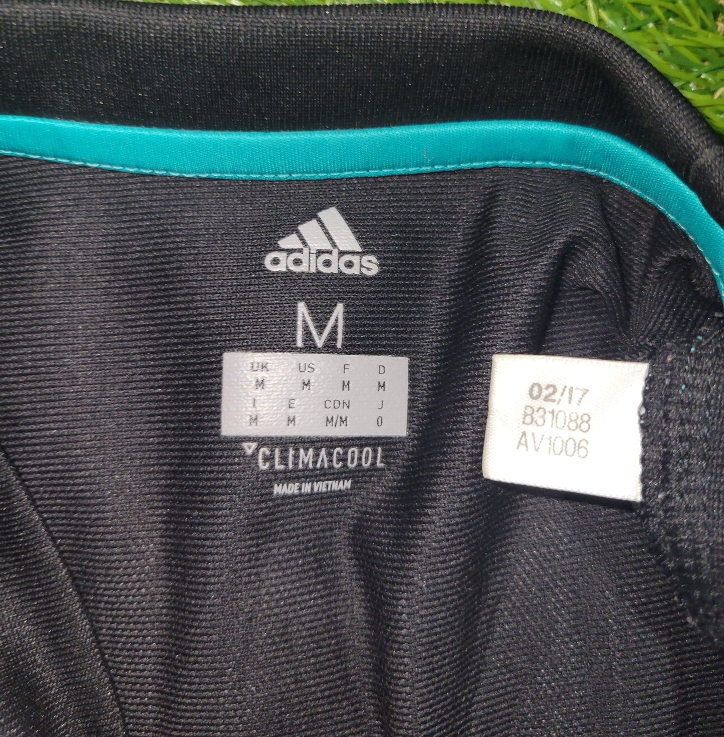 Cristiano Ronaldo Real Madrid 2017 2018 UEFA SUPER CUP FINAL Long Sleeve Away Jersey Shirt M SKU# B31088 Adidas