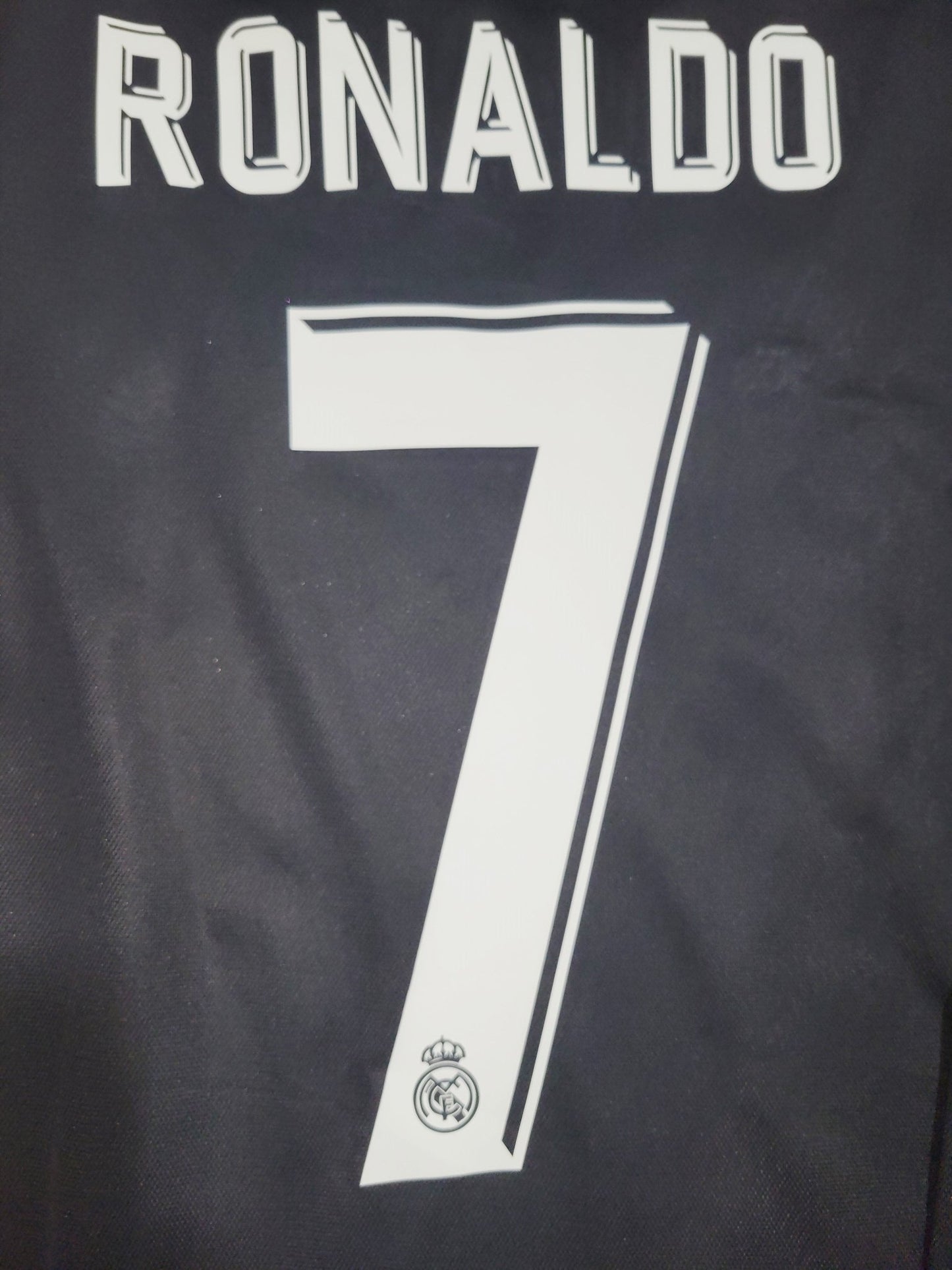 Cristiano Ronaldo Real Madrid 2017 2018 UEFA SUPER CUP FINAL Long Sleeve Away Jersey Shirt M SKU# B31088 Adidas
