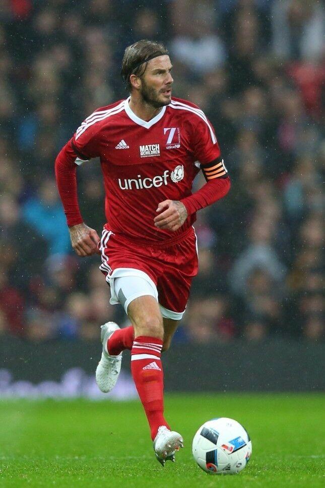 David Beckham MATCH FOR CHILDREN 2015 MATCH ISSUE Jersey Shirt - foreversoccerjerseys