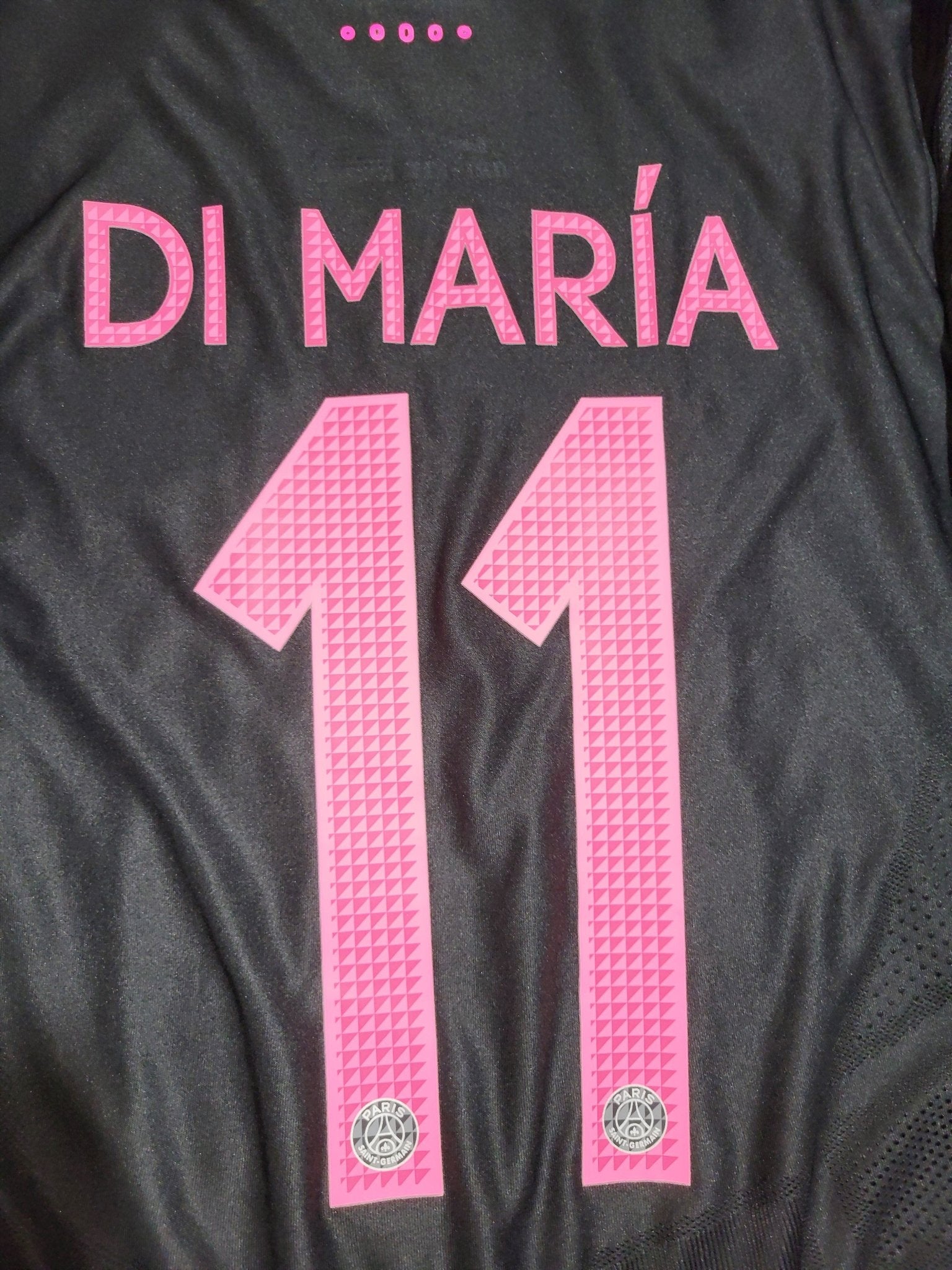 Di Maria PSG Paris Saint Germain UEFA PLAYER ISSUE 2015 2016 Third Jersey Shirt Maillot L SKU# 658899-011 Nike