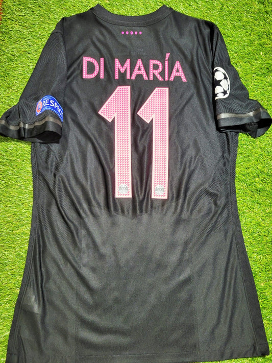 Di Maria PSG Paris Saint Germain UEFA PLAYER ISSUE 2015 2016 Third Jersey Shirt Maillot L SKU# 658899-011 Nike