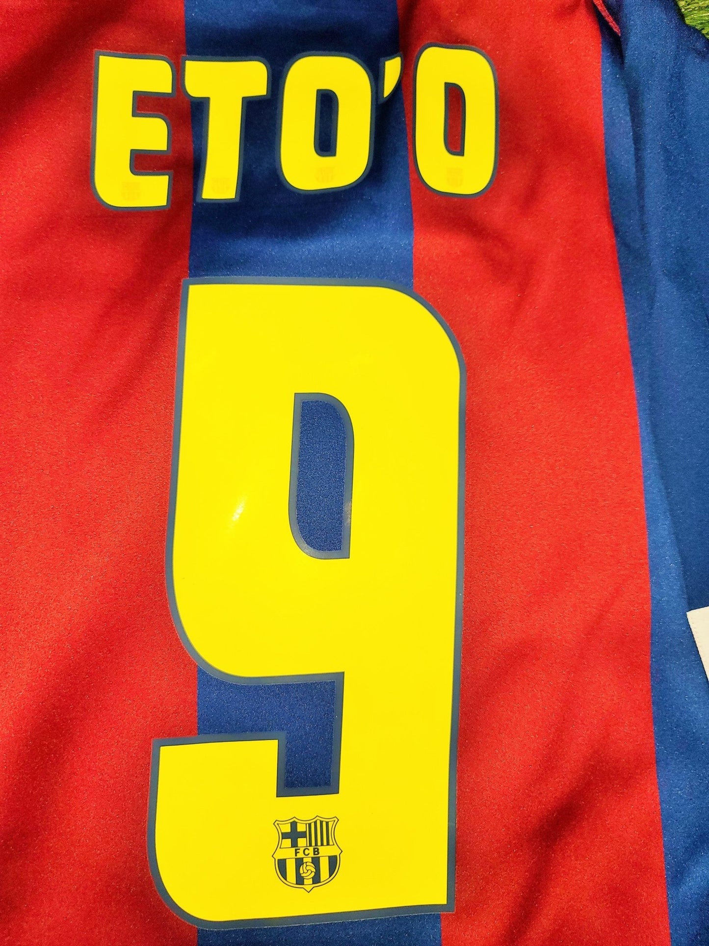 Eto'o Barcelona DEBUT SEASON 2004 2005 Jersey Shirt Camiseta Maglia XL SKU# 118861 foreversoccerjerseys
