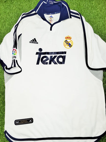 Figo Real Madrid 2000 2001 Soccer Jersey Shirt M SKU# 685331 Adidas