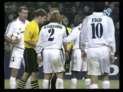 Figo Real Madrid UEFA CENTENARY 2002 2003 Long Sleeve Jersey Shirt Camiseta L foreversoccerjerseys
