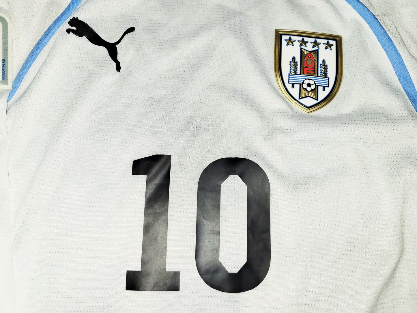 Forlan Uruguay Puma 2010 WORLD CUP Away Soccer Jersey M Puma