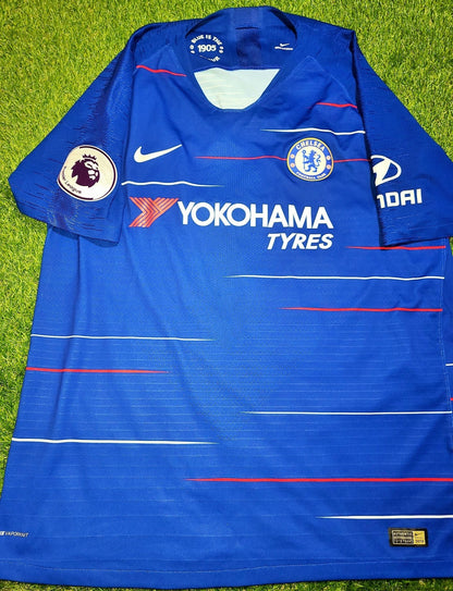 Hazard Chelsea 2018 - 2019 Home UEFA AEROSWIFT PLAYER ISSUE Jersey Shirt Camiseta XL SKU# 918922- 496 foreversoccerjerseys