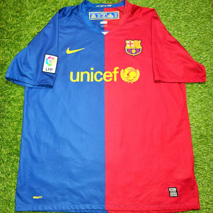 Henry Barcelona TREBLE SEASON 2008 2009 Home Jersey Shirt Maillot XL SKU# 286784-655 foreversoccerjerseys