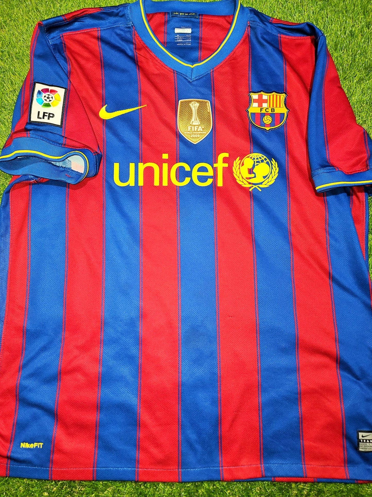 Ibrahimovic Barcelona DEBUT SEASON 2009 2010 Jersey Shirt Maillot XL SKU# 343808-496 foreversoccerjerseys