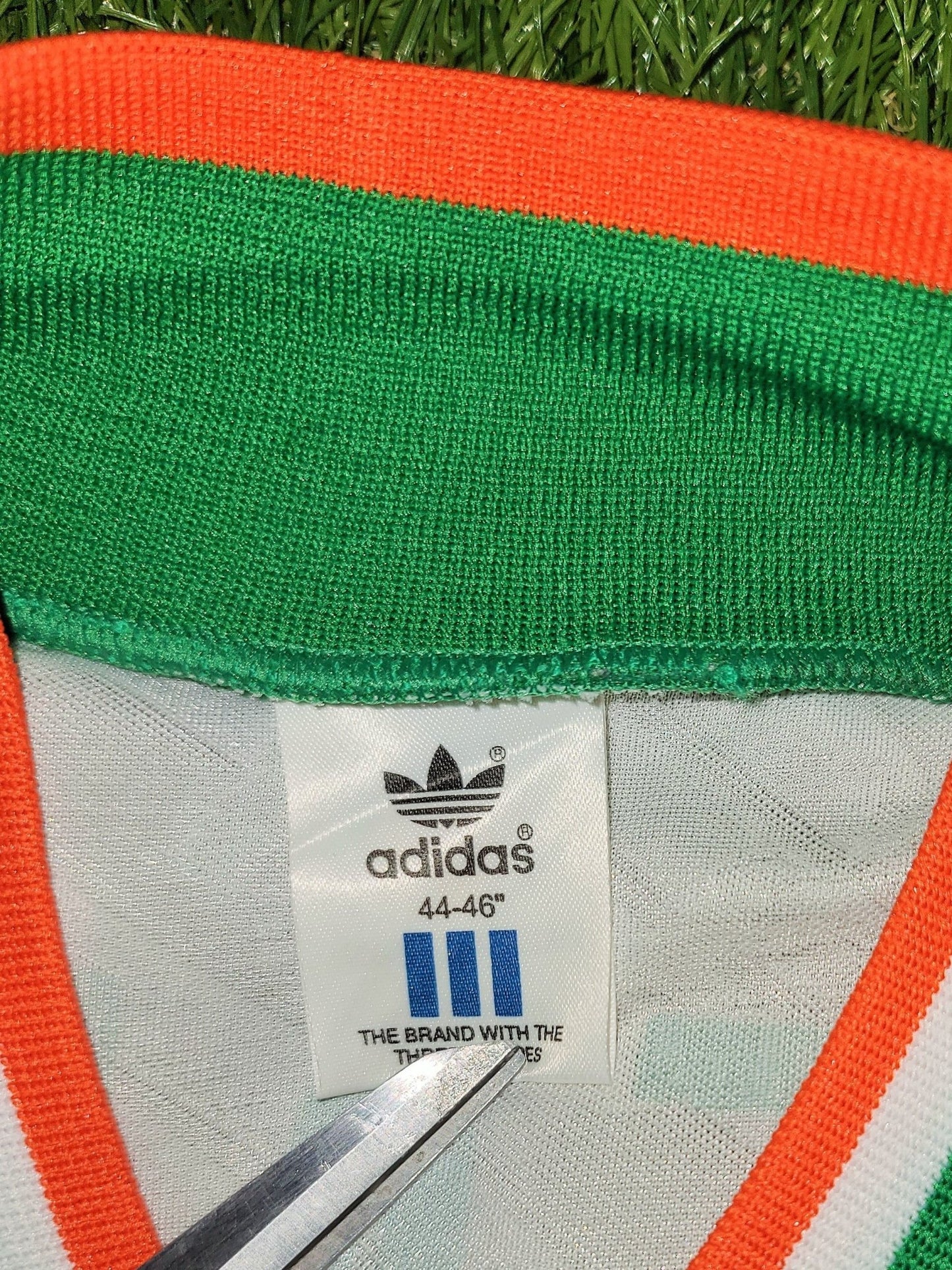 Keane Ireland Umbro 1994 WORLD CUP Away White Umbro Jersey Shirt Trikot L foreversoccerjerseys