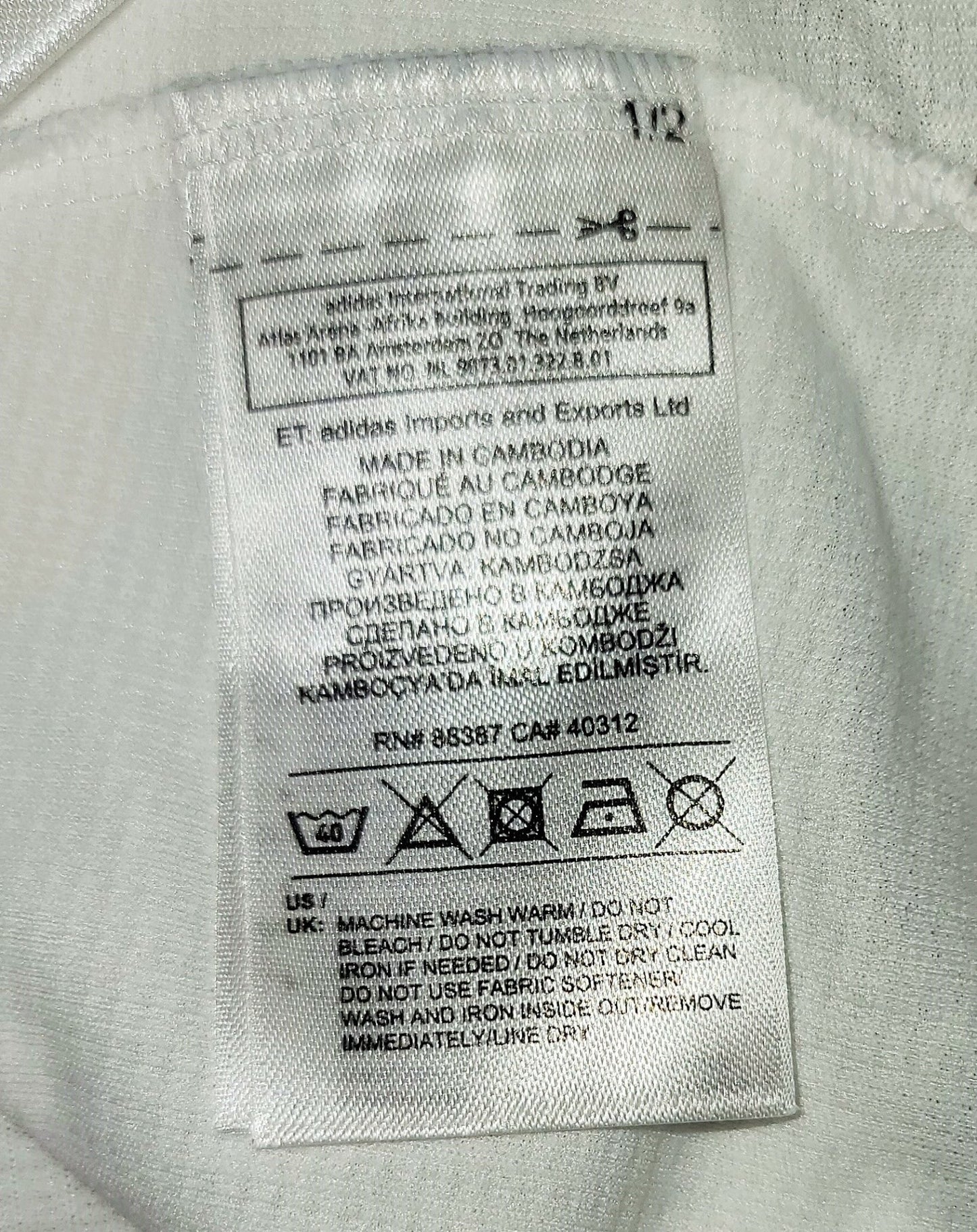 Kroos Real Madrid 2015 2016 Home Jersey Camiseta Shirt Trikot XL SKU# AK2494 foreversoccerjerseys