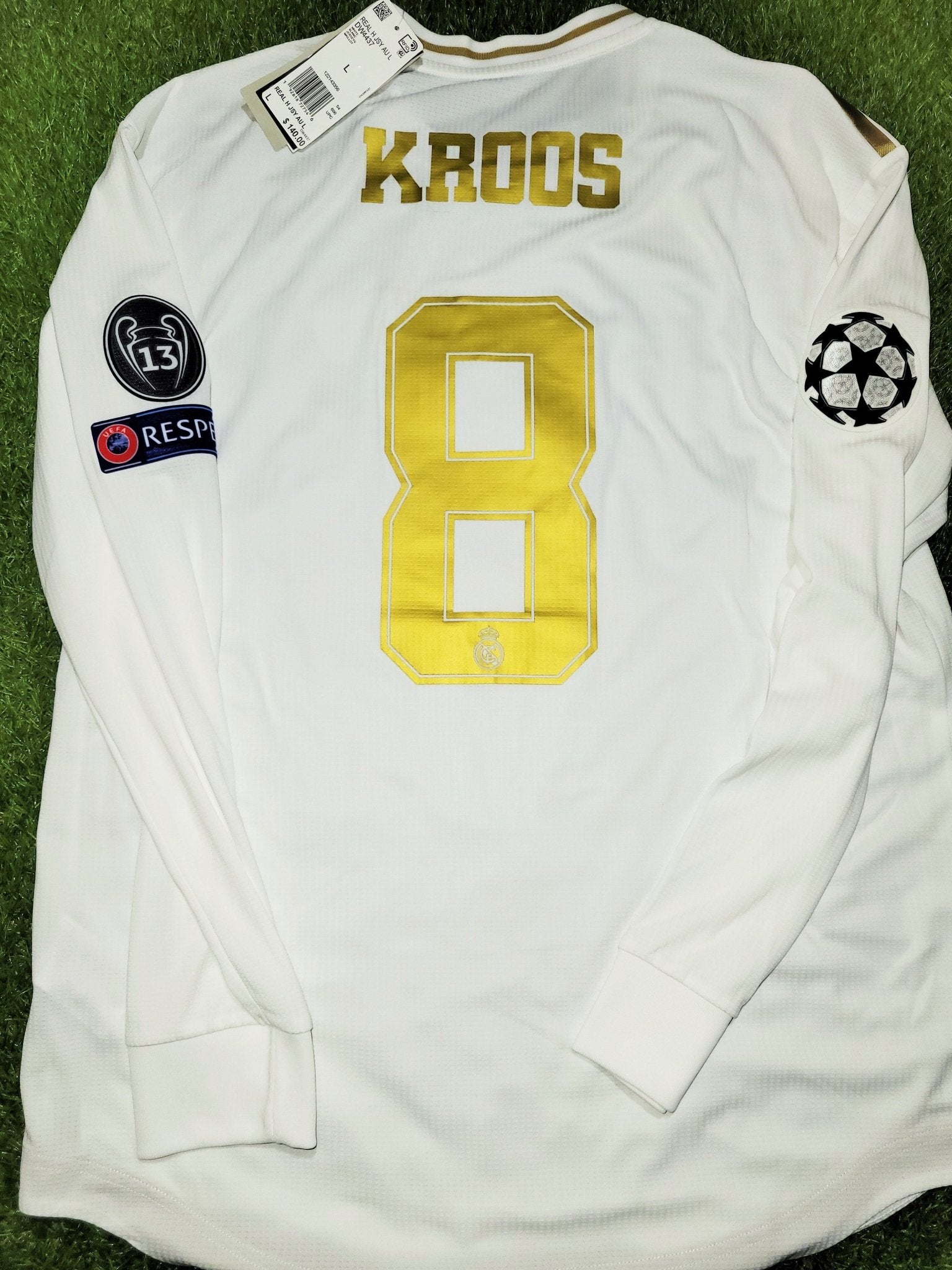 Kroos Real Madrid 2019 2020 CLIMACHILL PLAYER ISSUE Home Soccer Jersey Shirt BNWT L SKU# DW4437 Adidas