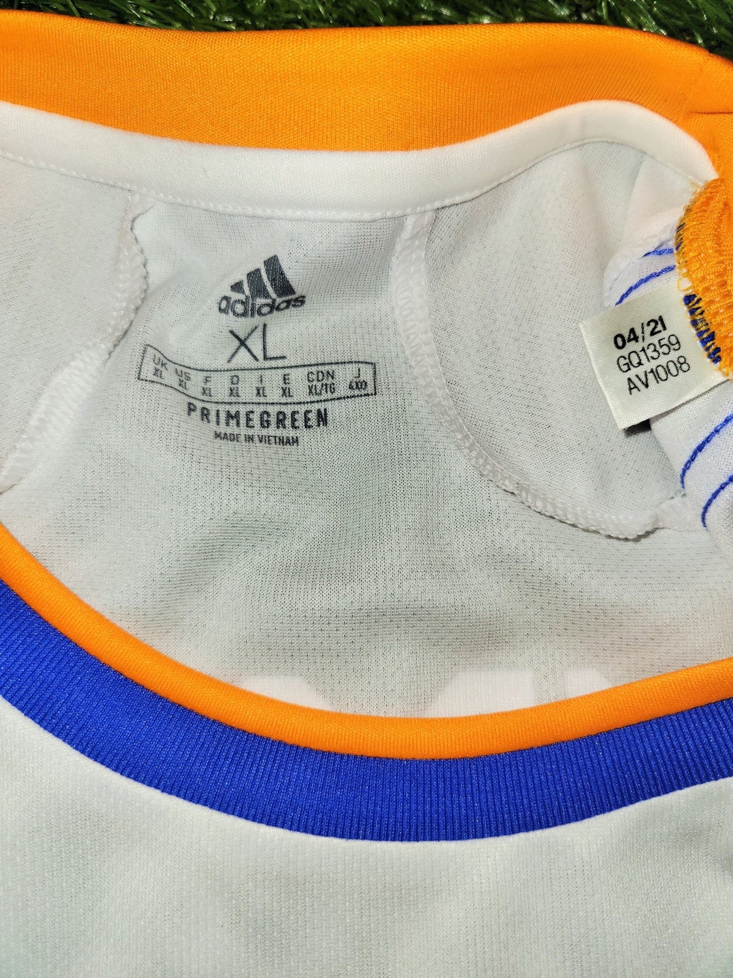 Kroos Real Madrid 2021 2022 UEFA FINAL Home Soccer Jersey Shirt XL SKU# GQ1359 Adidas