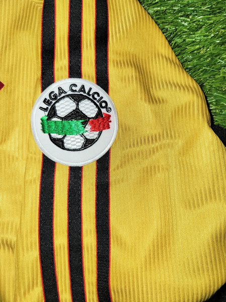 Maldini AC Milan Adidas 1999 2000 Fourth Gold CENTENARY Jersey Shirt Maglia XL Adidas