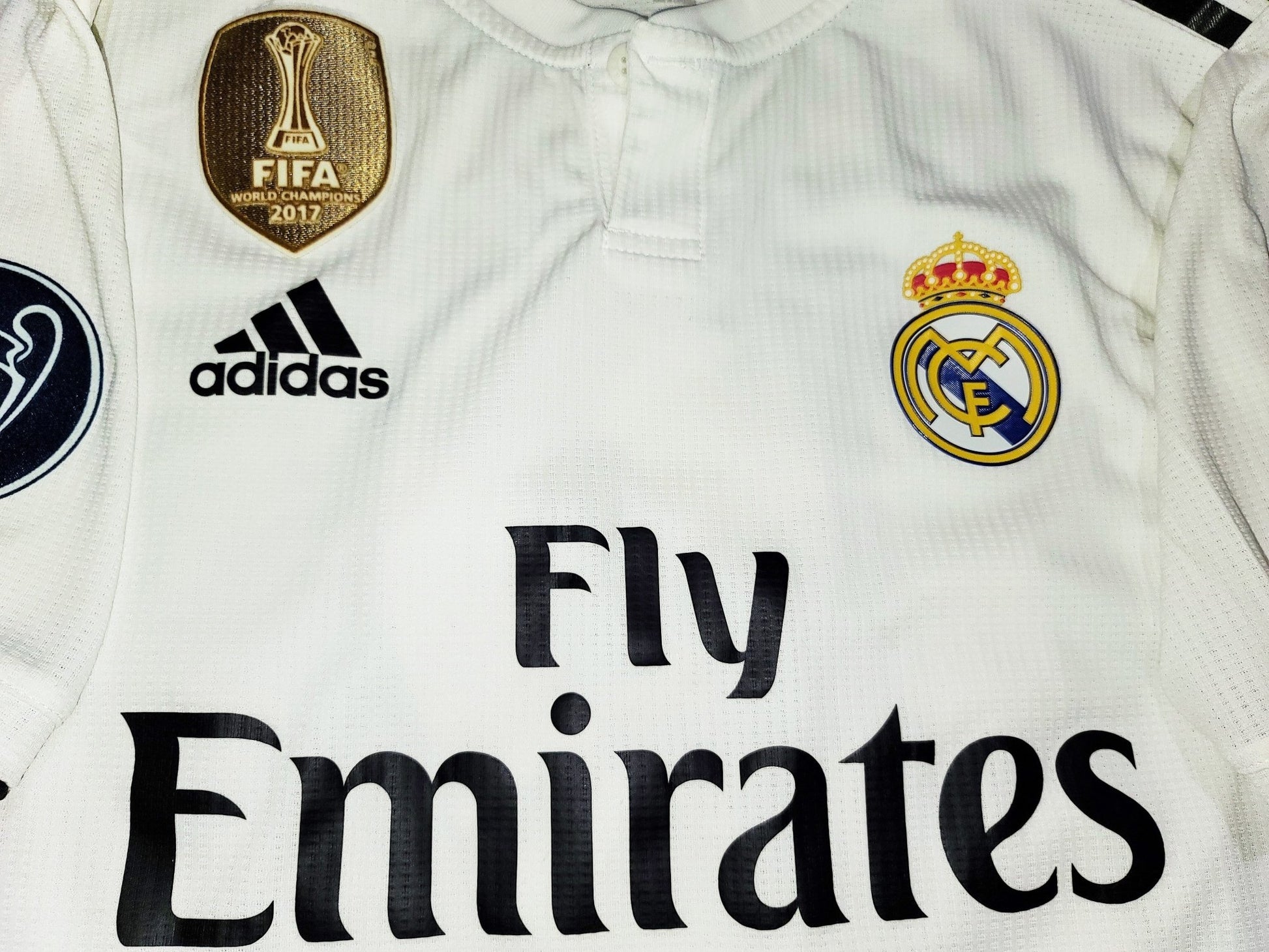 Marcelo Real Madrid 2018 2019 Home UEFA Jersey Shirt Maglia M SKU# CG0561 foreversoccerjerseys
