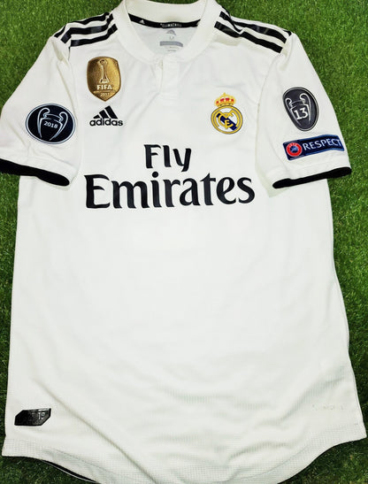 Marcelo Real Madrid 2018 2019 Home UEFA Jersey Shirt Maglia M SKU# CG0561 foreversoccerjerseys