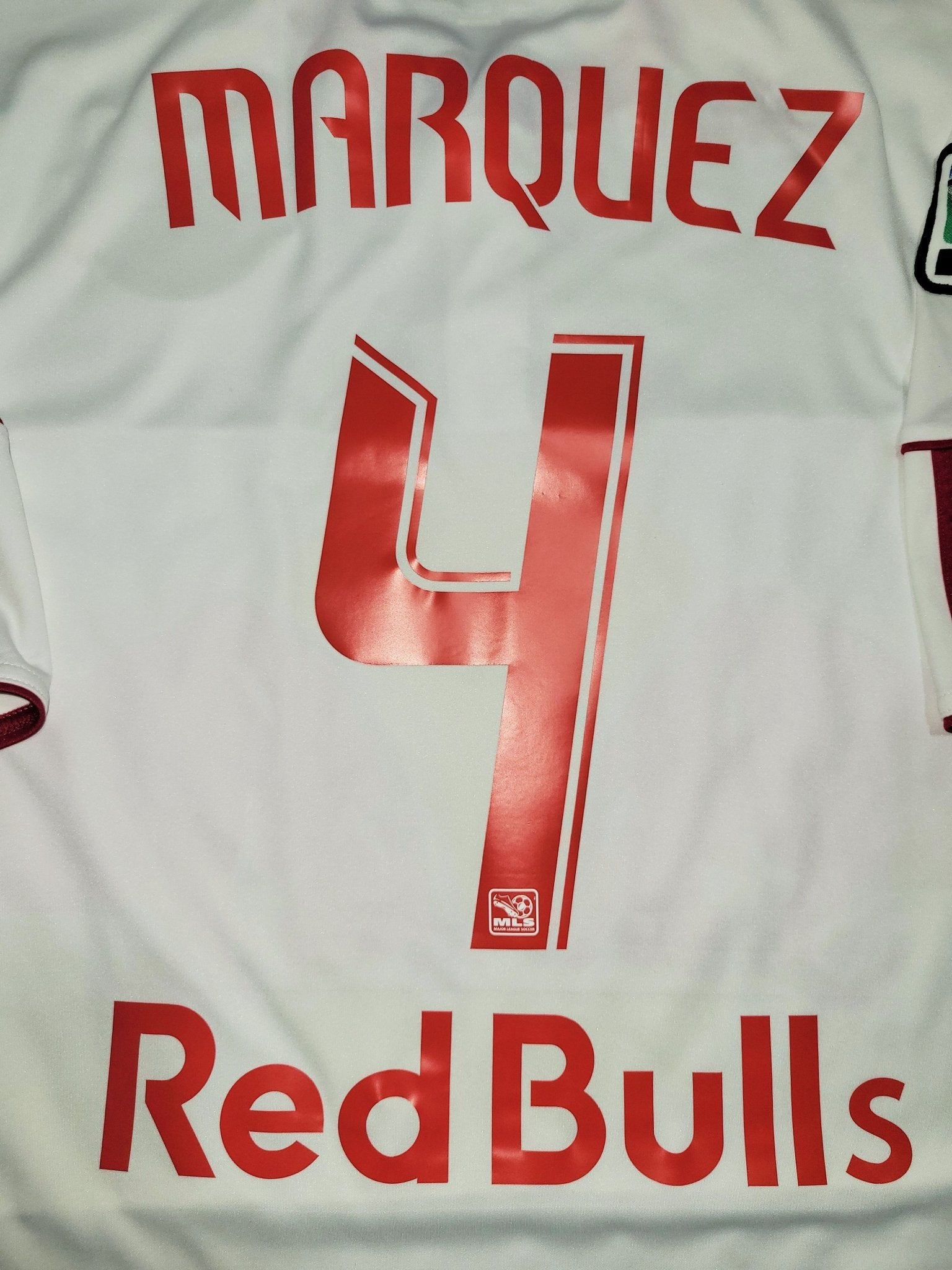 Marquez New York NY Red Bulls 2010 2011 DEBUT Soccer Jersey Shirt L SKU# P57131 Adidas