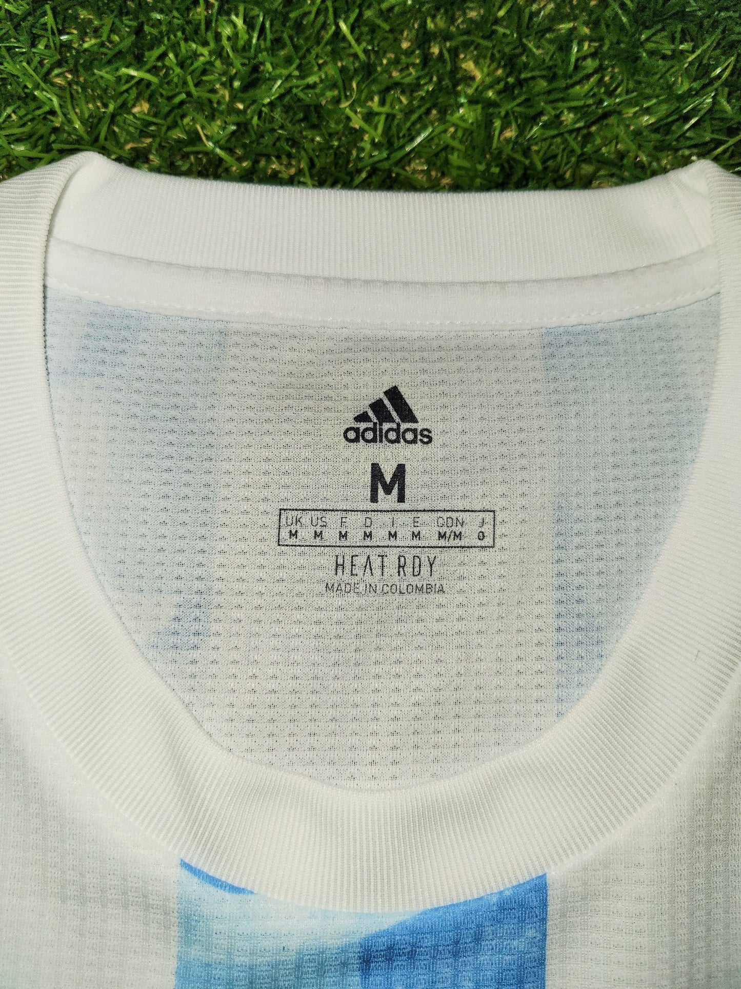 Messi Argentina 2020 2021 2022 FINALISSIMA PLAYER ISSUE Heat.Rdy Home Jersey Shirt Camiseta M SKU# FS6568 foreversoccerjerseys