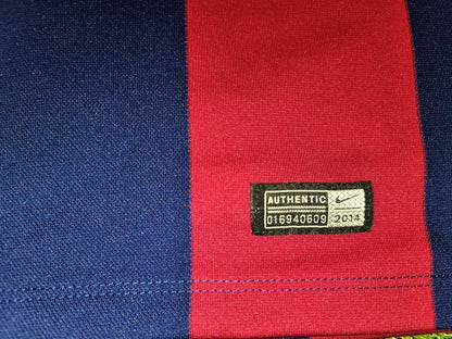 Messi Barcelona 2014 2015 COPA DEL REY FINAL TREBLE SEASON Jersey Shirt Camiseta BNWT XL SKU# 610594-422 foreversoccerjerseys