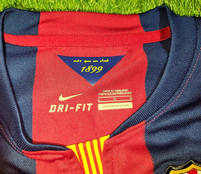 Messi Barcelona 2014 2015 TREBLE SEASON Jersey Shirt Camiseta L SKU# 618737-422 foreversoccerjerseys