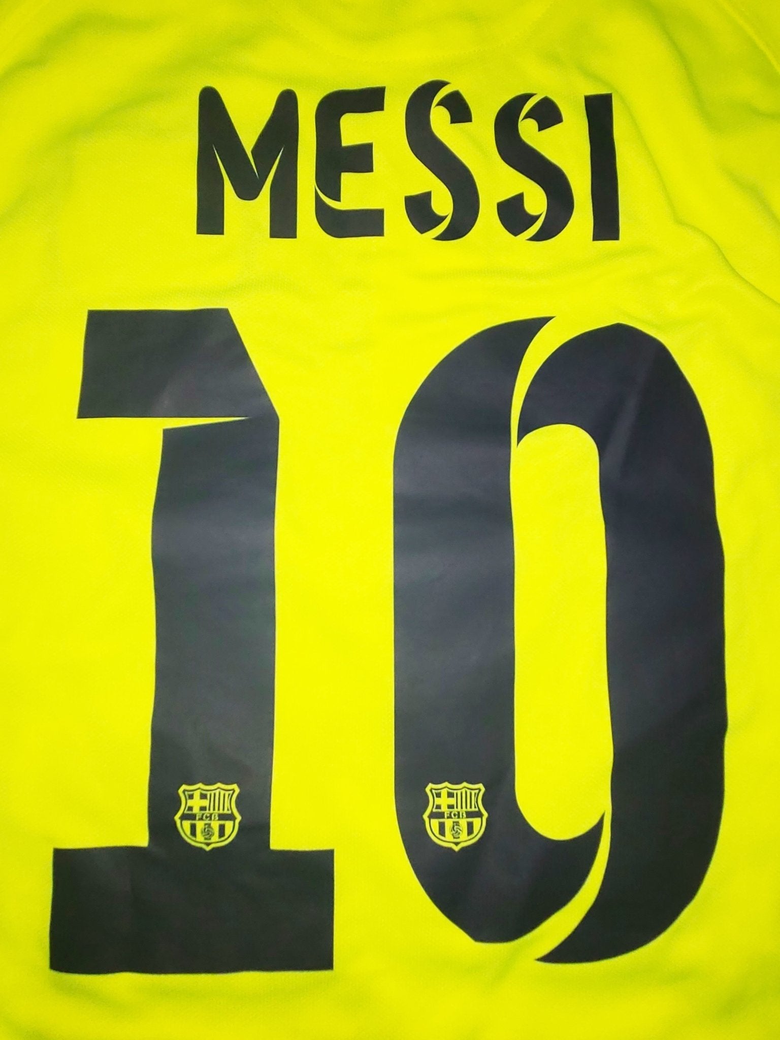 Messi Barcelona 2014 2015 TREBLE SEASON UEFA Jersey Shirt Camiseta L SKU# 631192-711 foreversoccerjerseys