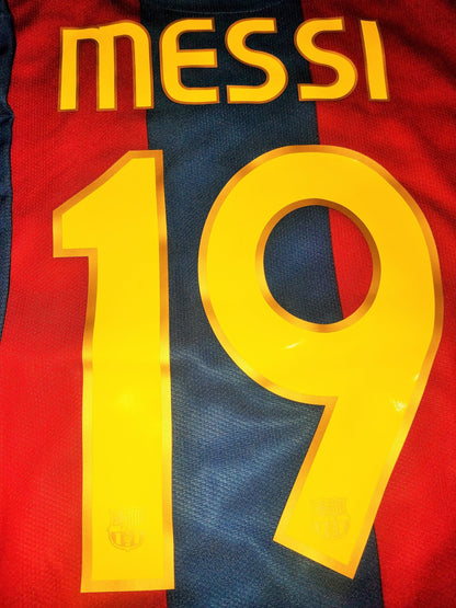 Messi Barcelona Anniversary Jersey 2007 2008 Shirt Camiseta Maglia BNWT XL SKU# 237741-655 foreversoccerjerseys