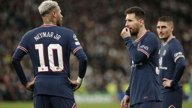 Messi Paris Saint Germain PSG Jordan 2021 2022 UEFA DEBUT Home Soccer Jersey Shirt L SKU# CV7851-411 Jordan