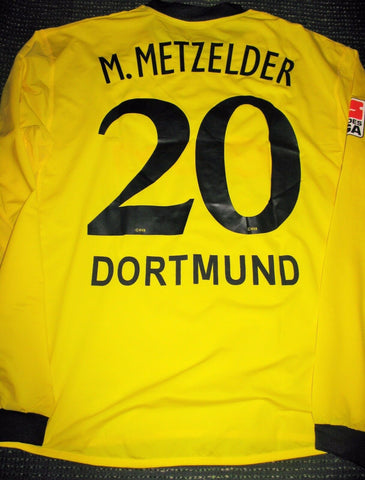 Metzelder Borussia Dortmund MATCH WORN 2003 2004 Jersey SpielerTrikot XXL - foreversoccerjerseys