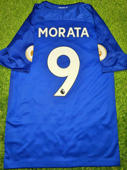 Morata Chelsea 2017 - 2018 Home Jersey Shirt Camiseta S SKU# 905513-496 foreversoccerjerseys