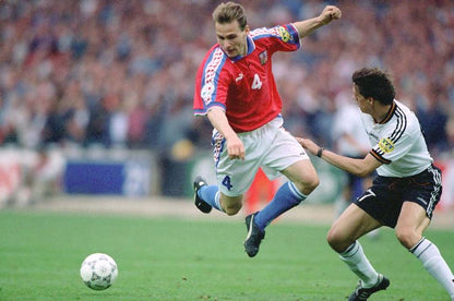 Nedved Czech Republic Czechoslovakia Puma 1996 EURO CUP FINAL Home Jersey Shirt XL foreversoccerjerseys