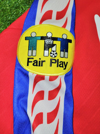 Nedved Czech Republic Czechoslovakia Puma 1996 EURO CUP FINAL Home Jersey Shirt XL foreversoccerjerseys