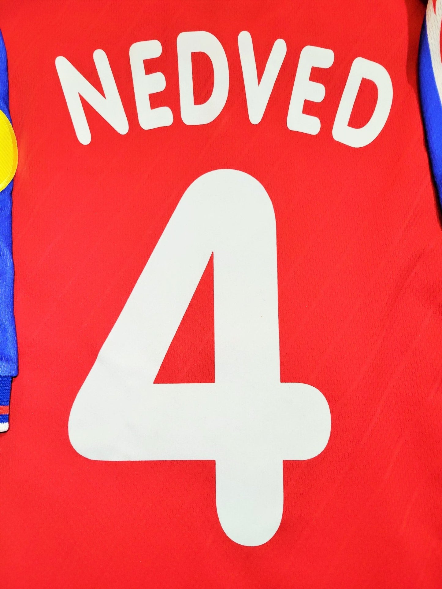 Nedved Czech Republic Czechoslovakia Puma 1996 EURO CUP FINAL Home Jersey Shirt XL foreversoccerjerseys