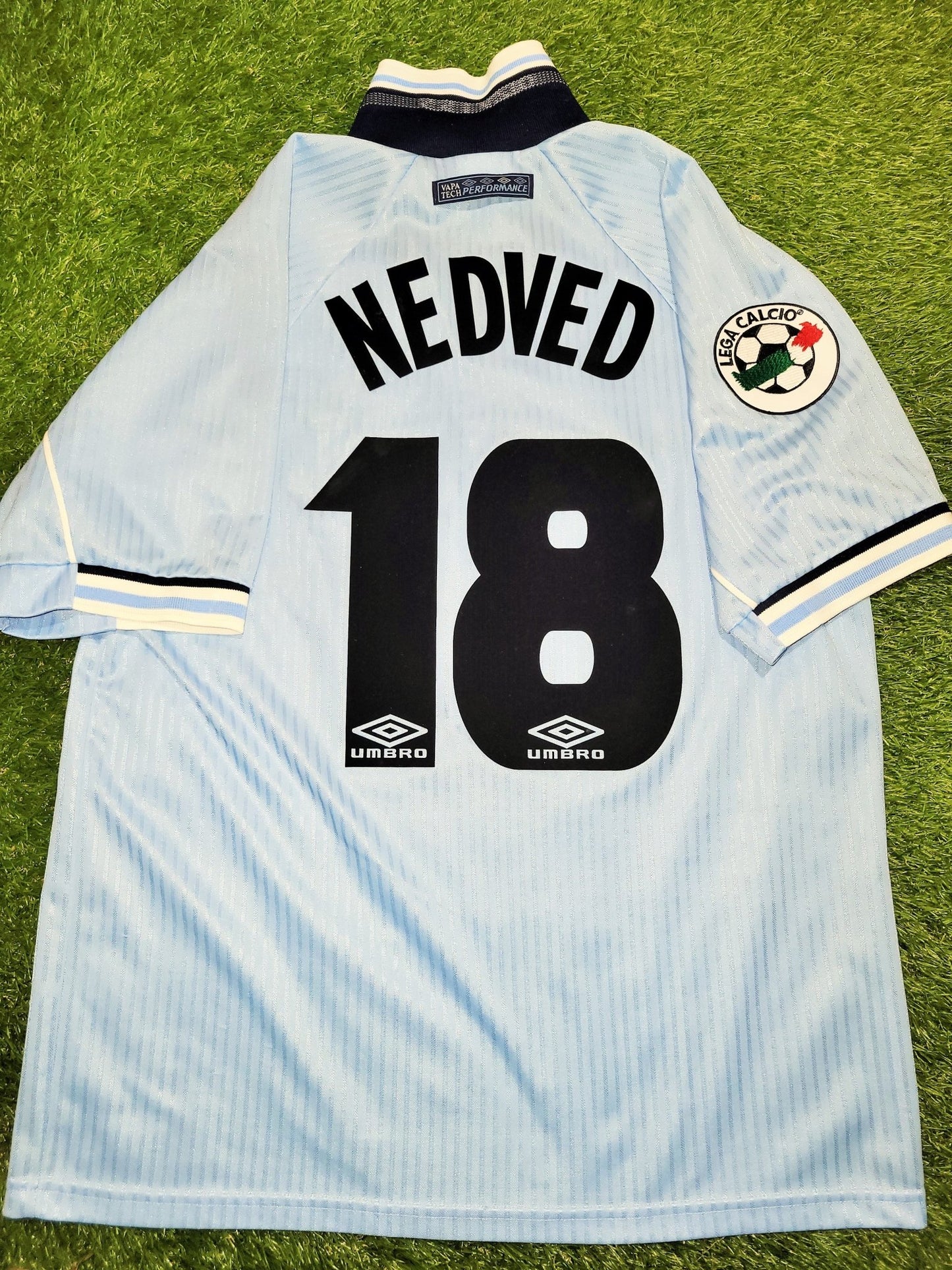 Nedved Lazio Umbro 1997 1998 Home Jersey Shirt M foreversoccerjerseys