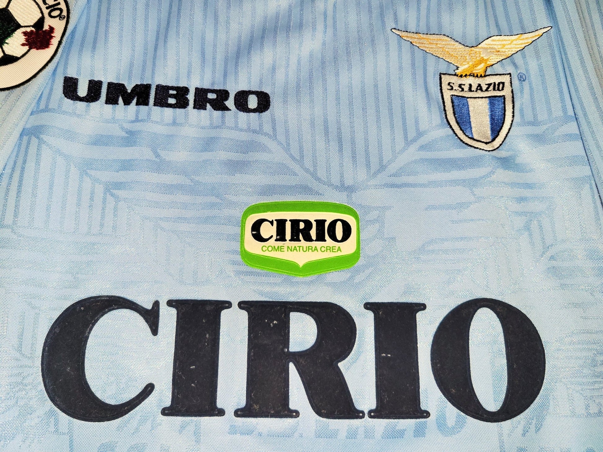 Nedved Lazio Umbro 1997 1998 Home Jersey Shirt M foreversoccerjerseys