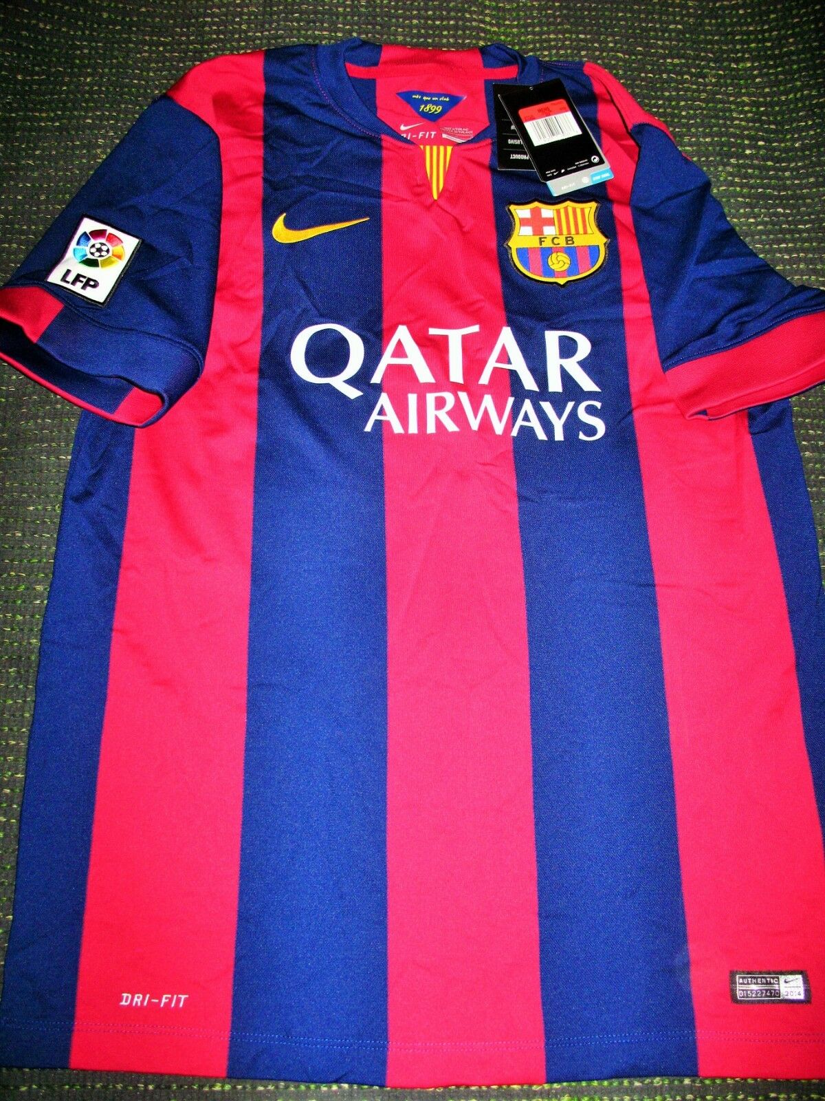 Neymar Barcelona 2014 2015 TREBLE SEASON Jersey Shirt Camiseta L BNWT!!! - foreversoccerjerseys