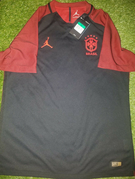 Neymar JORDAN Brazil LIMITED EDITION PLAYER ISSUE 2016 Jersey Shirt BNWT XL - foreversoccerjerseys