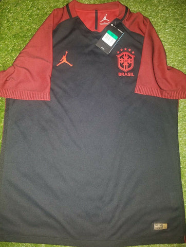 Neymar JORDAN Brazil LIMITED EDITION PLAYER ISSUE 2016 Jersey Shirt BNWT XL - foreversoccerjerseys