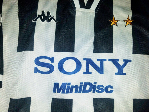 Pessotto Juventus MATCH WORN UEFA 1996 1997 Jersey Shirt Maglia XL - foreversoccerjerseys