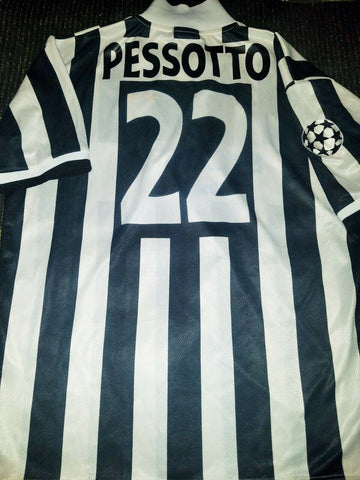 Pessotto Juventus MATCH WORN UEFA 1996 1997 Jersey Shirt Maglia XL - foreversoccerjerseys