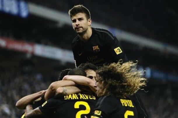 Pique Barcelona 2011 2012 Black Jersey Shirt Camiseta Trikot - foreversoccerjerseys