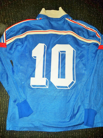 Platini France Adidas Ventex 1986 WORLD CUP Jersey Maillot Shirt M - foreversoccerjerseys