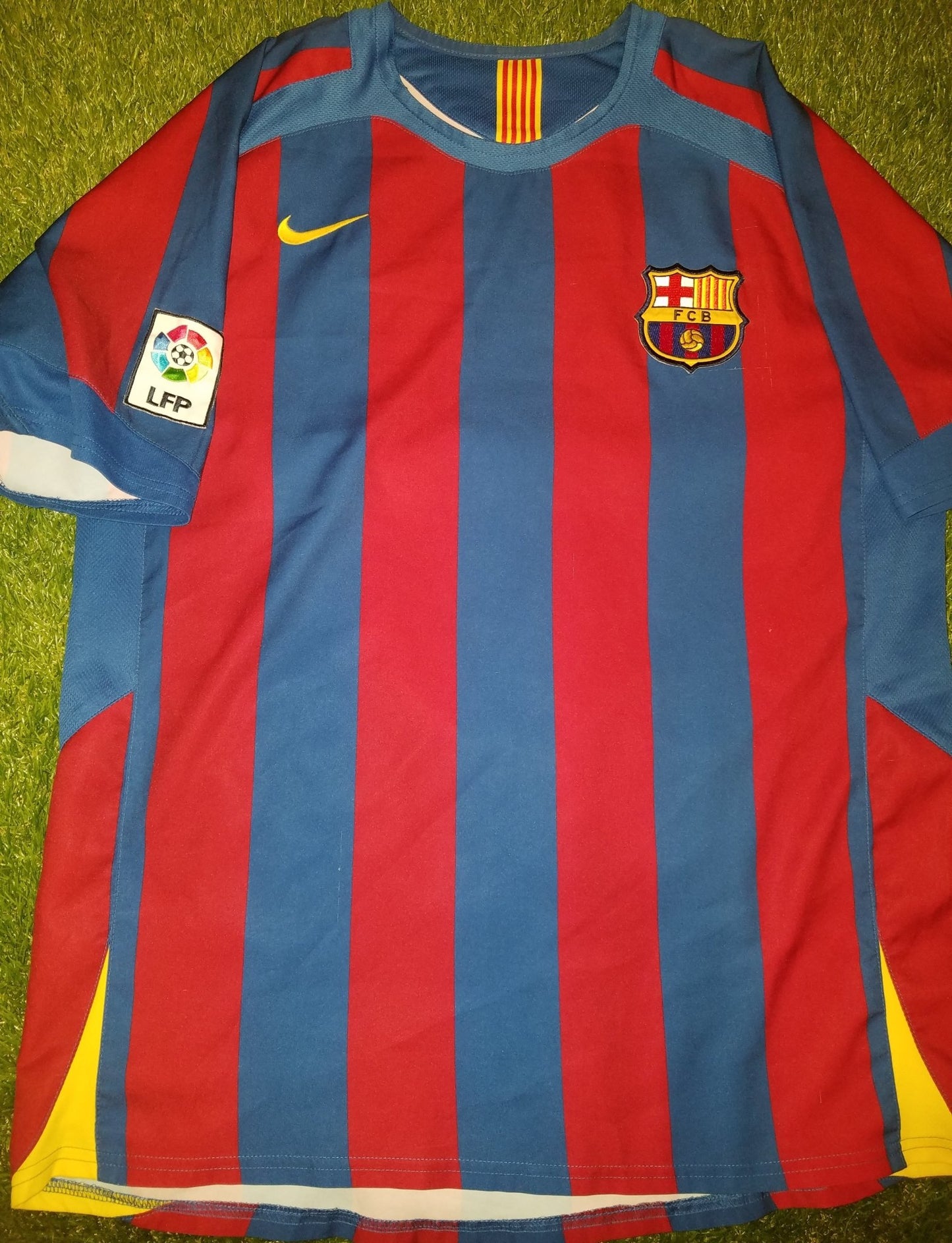 Puyol Barcelona 2005 2006 Jersey Shirt Camiseta M foreversoccerjerseys
