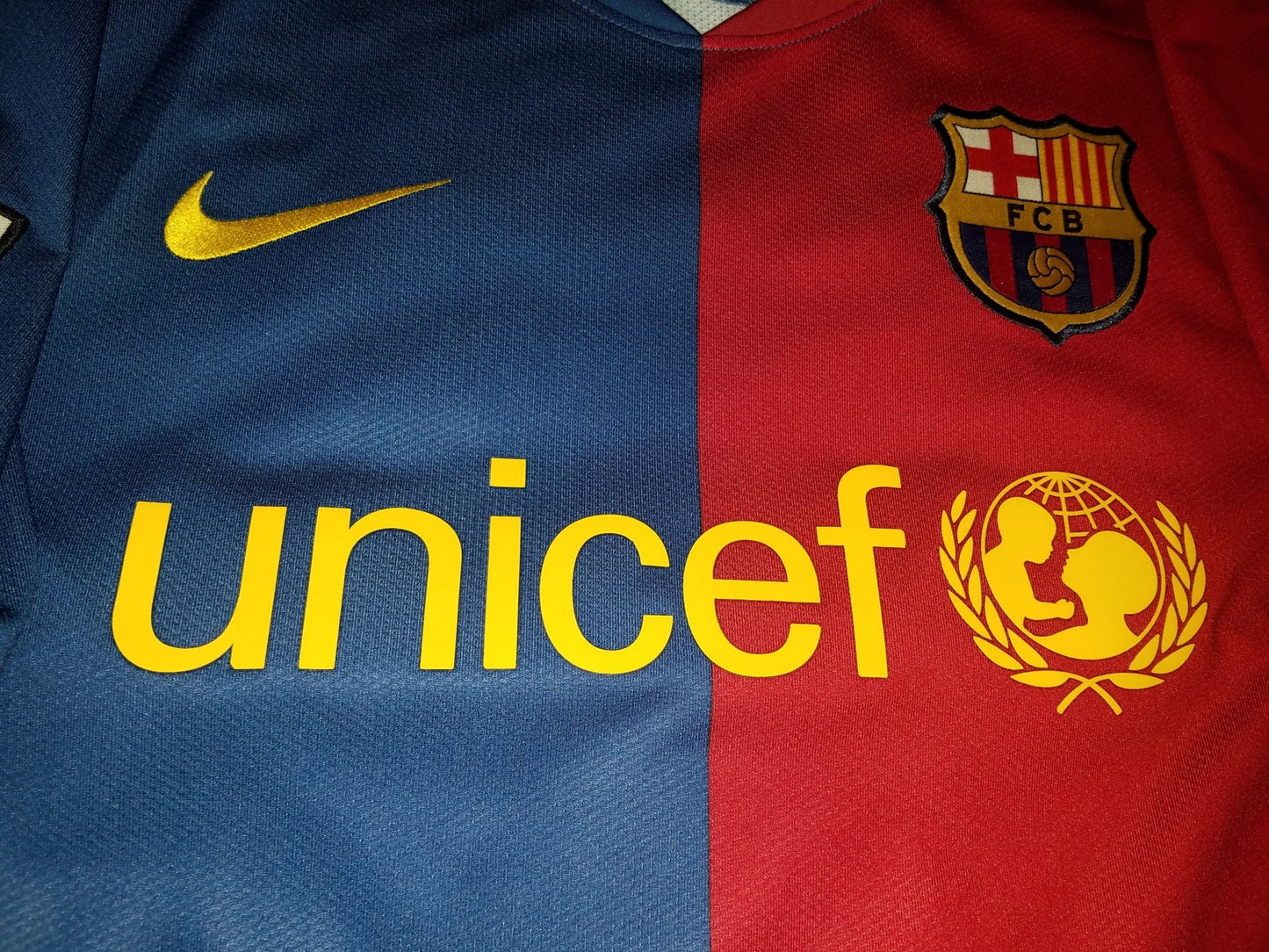 Puyol Barcelona TREBLE 2008 2009 Jersey Shirt Camiseta M 286784-655 foreversoccerjerseys