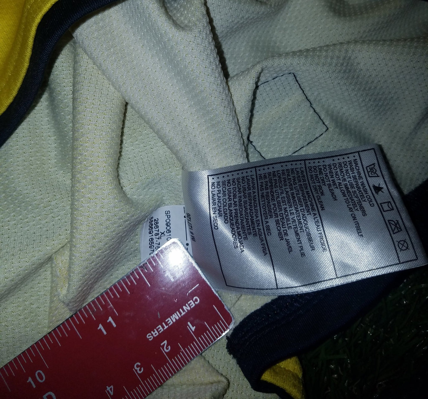 Puyol Barcelona TREBLE 2008 2009 Yellow Jersey Shirt Camiseta XL 286787-760 foreversoccerjerseys