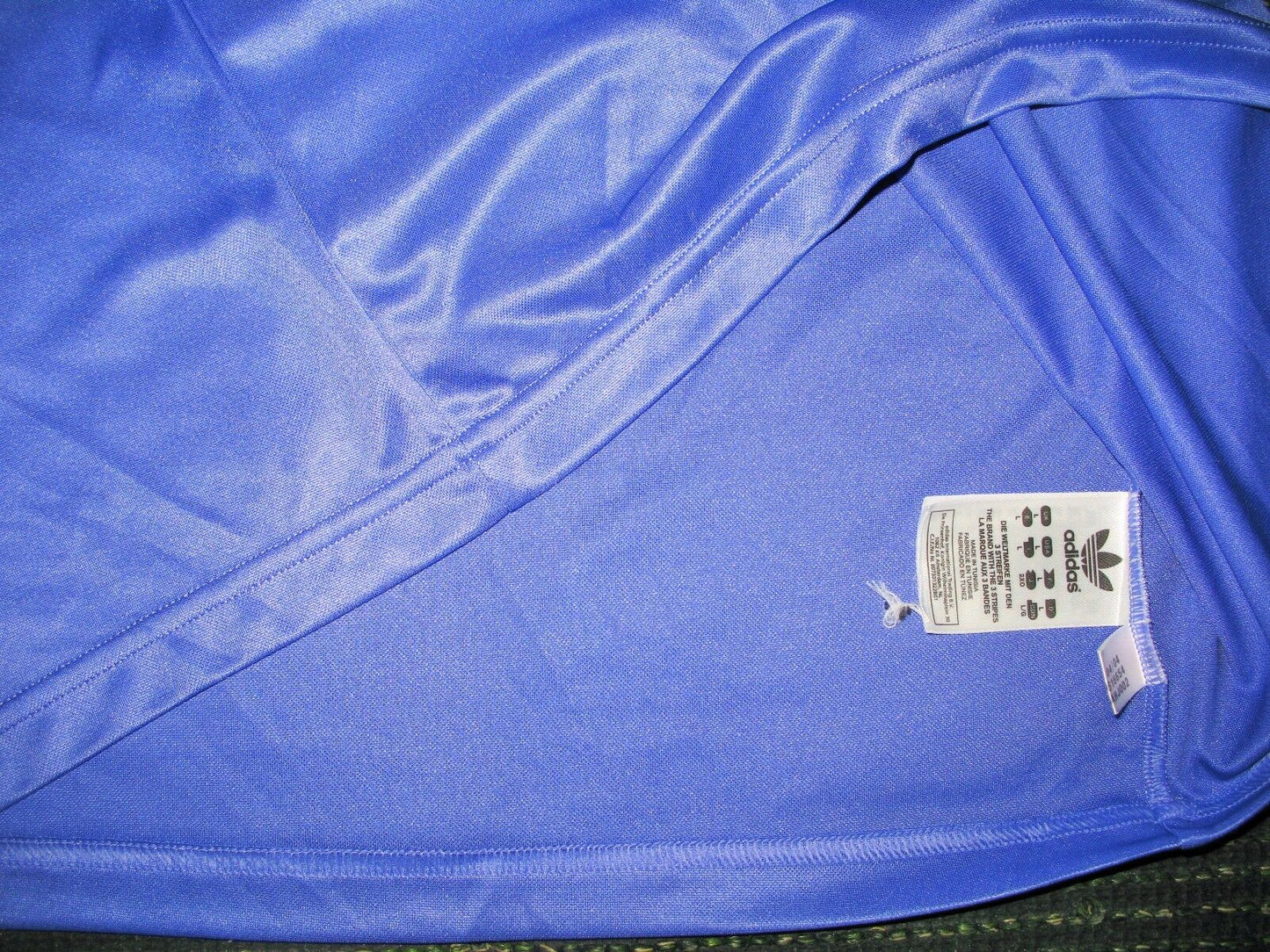 Real Madrid Adidas Originals Retro Purple Jersey Camiseta Shirt Maglia L - foreversoccerjerseys