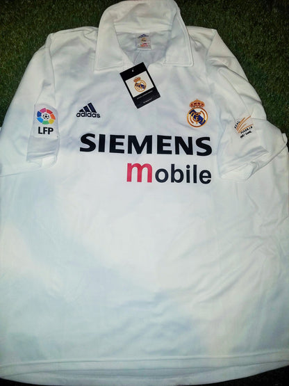 Ronaldo Real Madrid CENTENARY DEBUT SEASON 2002 2003 Jersey Shirt BNWT XL 156653 ASR001/18 foreversoccerjerseys