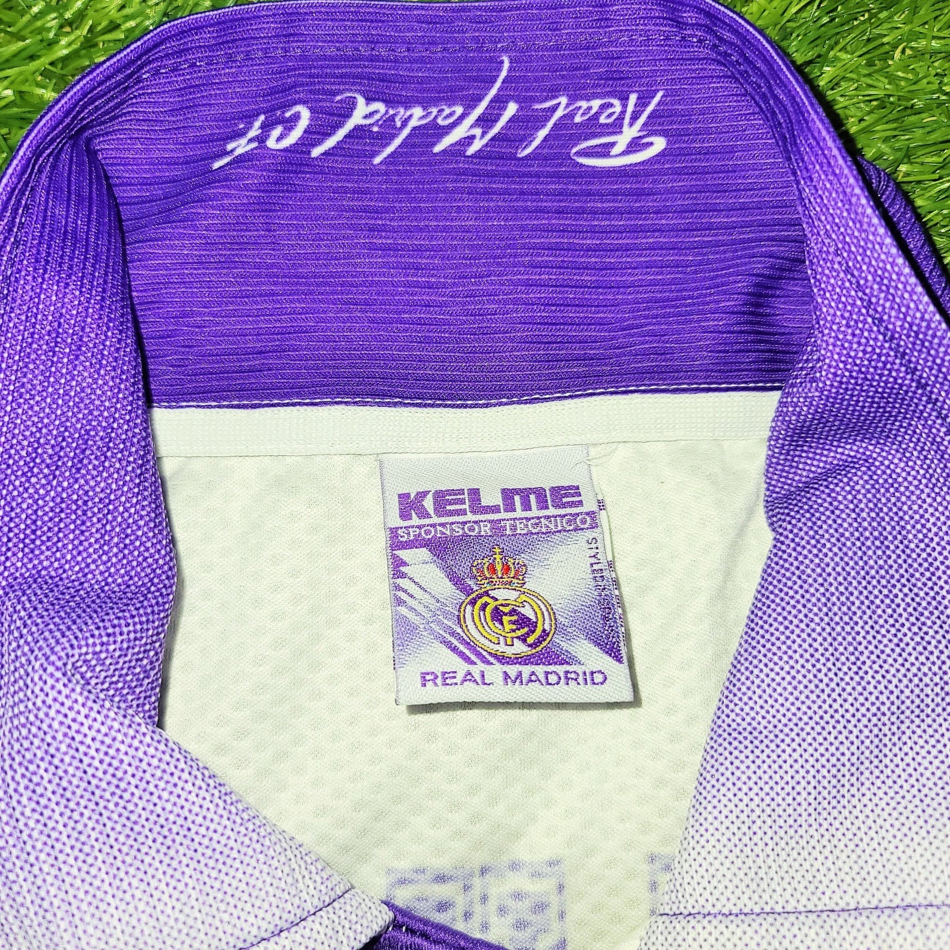 Suker Real Madrid Kelme 1997 1998 PLAYER ISSUE Jersey Camiseta Shirt M foreversoccerjerseys